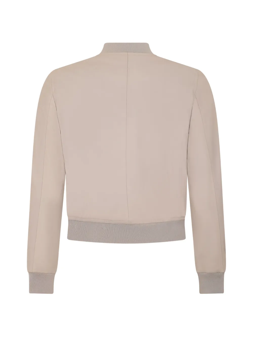  Moorer Leather Bomber Jacket - Neutrals 