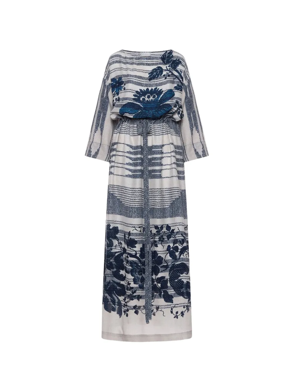 Pierre-Louis Mascia striped-pattern maxi dress - Toni neutri