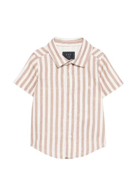 Fay Kids striped shirt