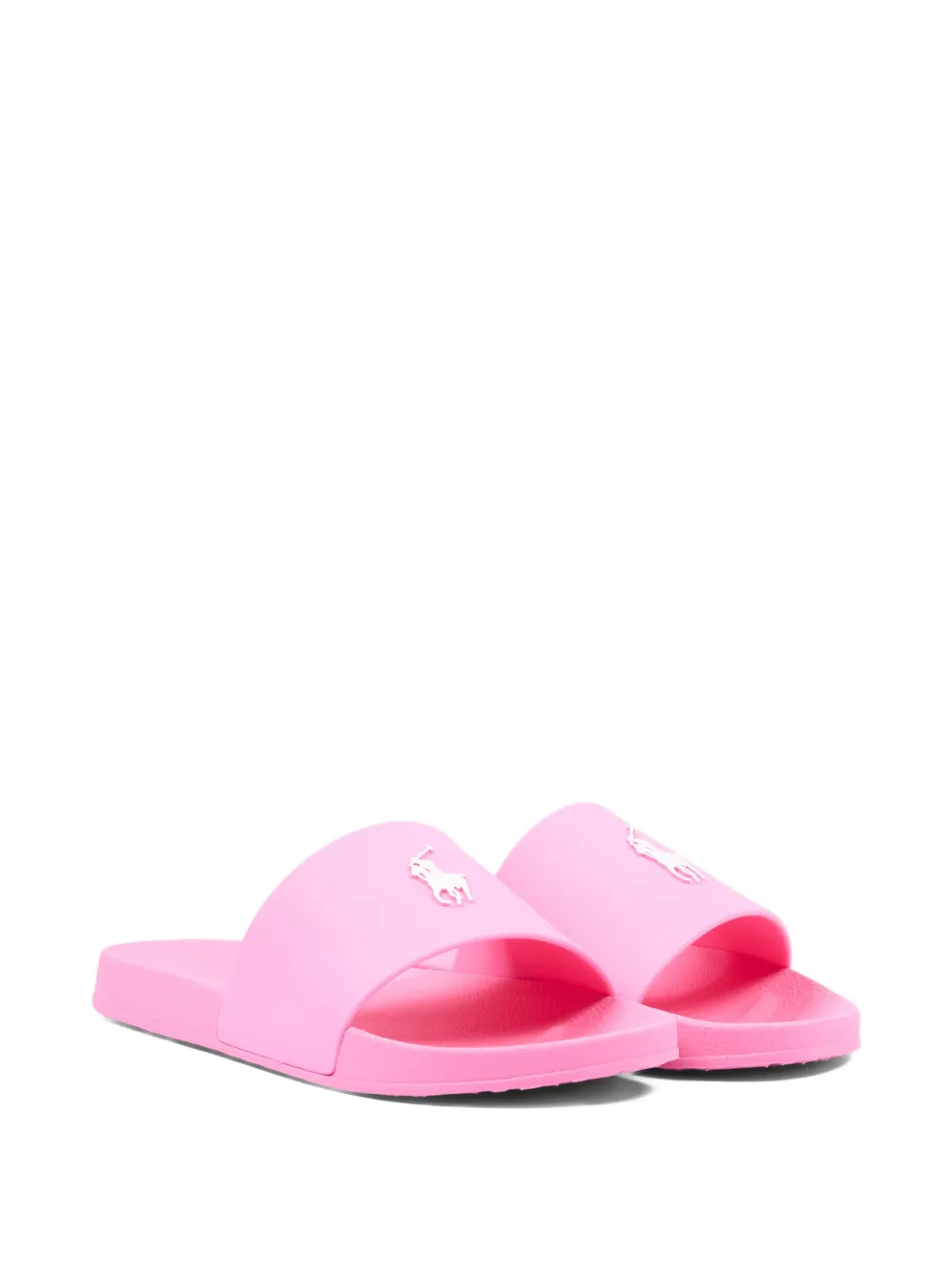 POLO RALPH LAUREN KIDS Slippers met logo Roze