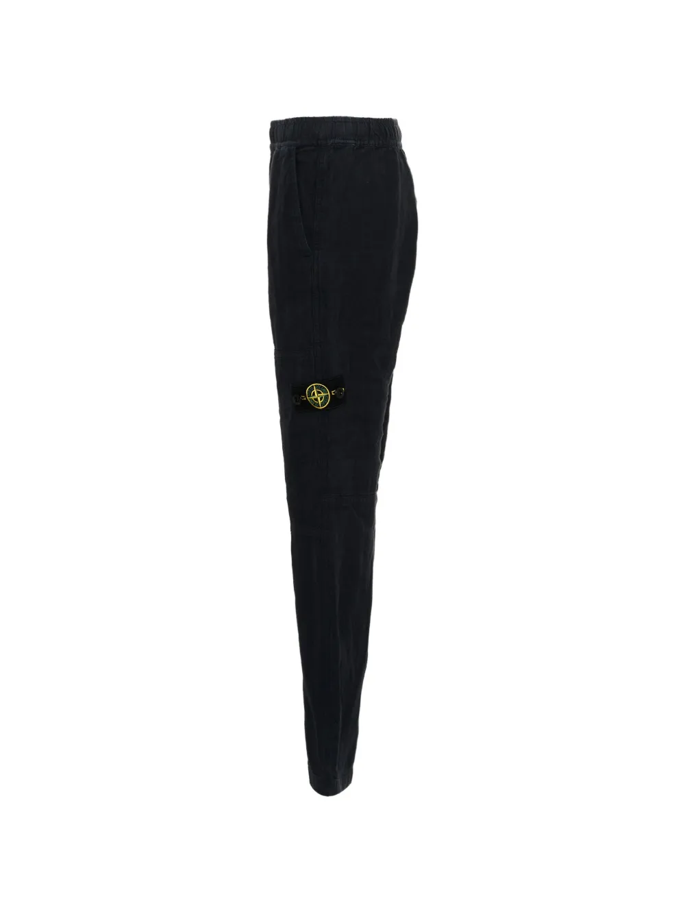Stone Island Junior Broek met patch Zwart