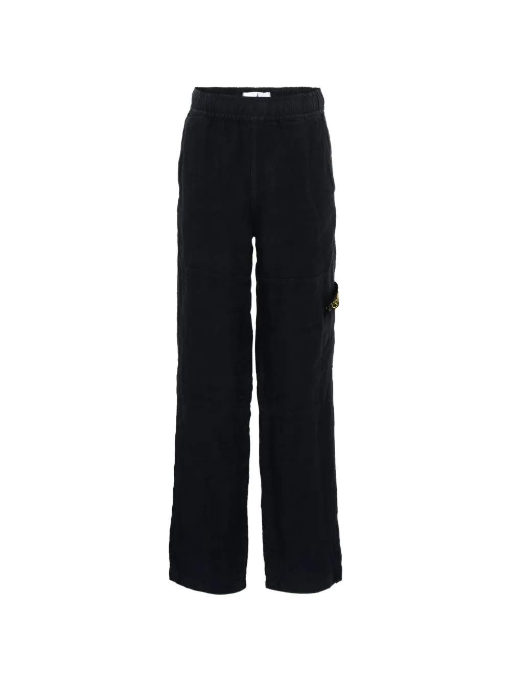 Stone Island Junior patch-detail casual trousers - Nero