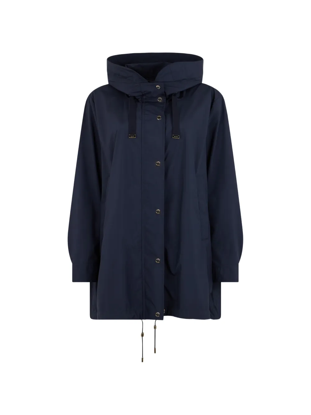 Moorer hooded parka coat - Blu