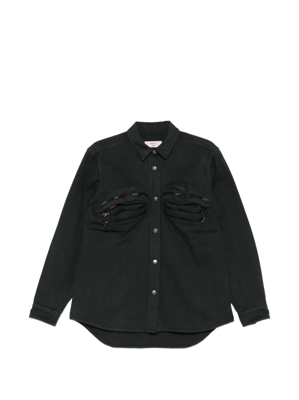 Martine Rose Belt-bag-style Shirt In Blue