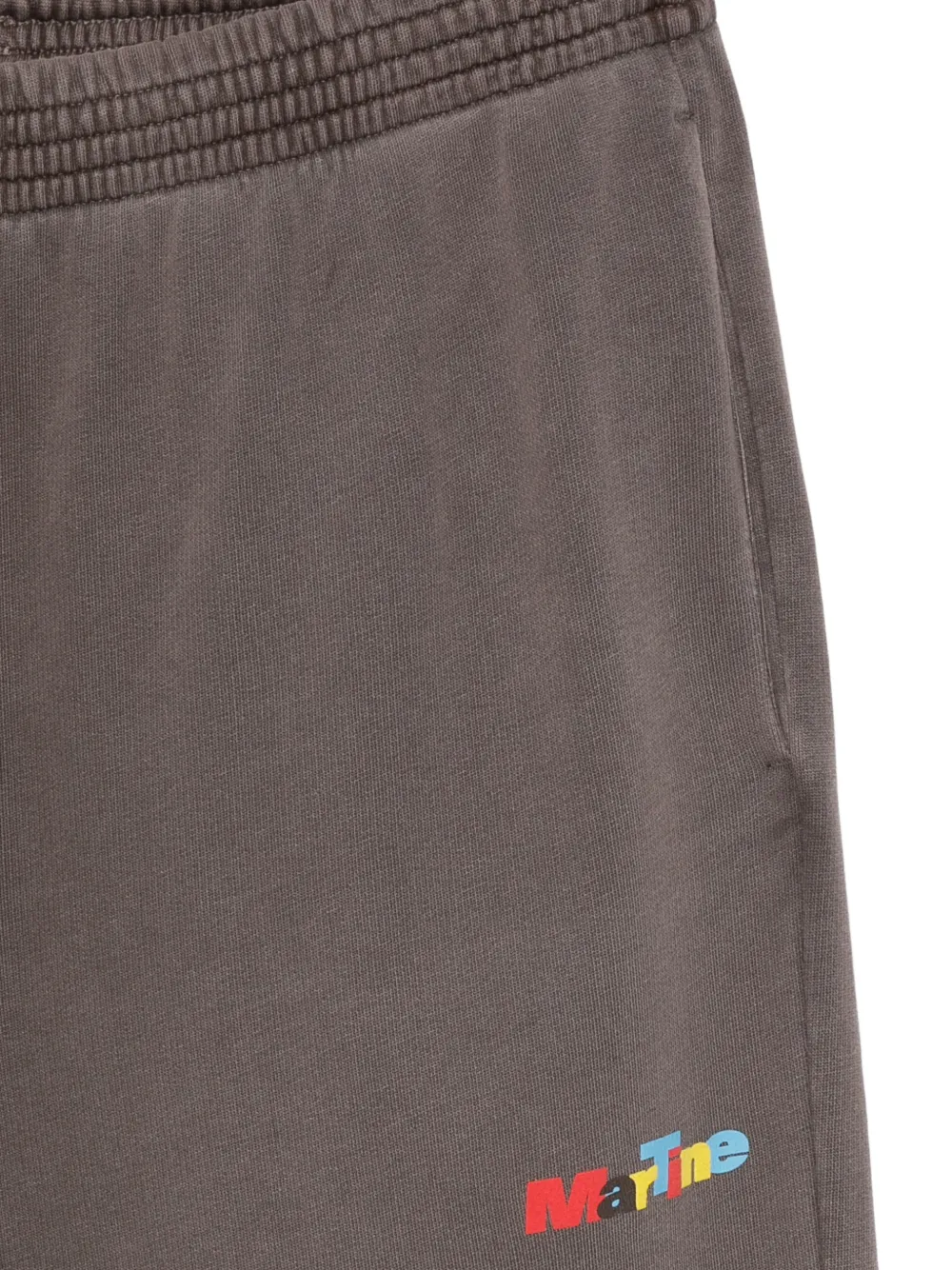 Martine Rose Trainingsbroek met logoprint Bruin