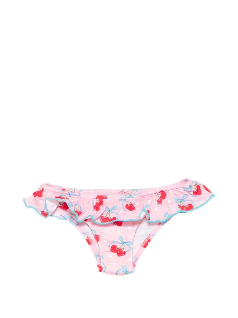 MC2 Saint Barth Kids cherry-print ruffled bikini bottoms