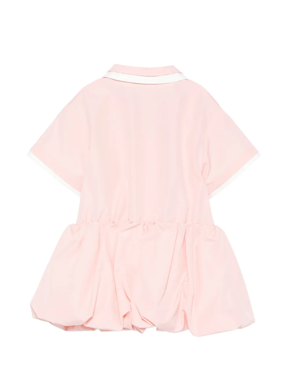 Fendi Kids Jurk met contrasterende afwerking Roze