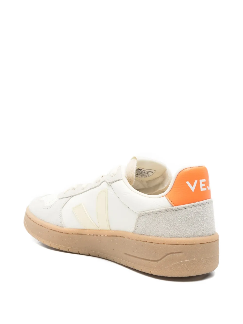 VEJA V-82 suède sneakers met vlakken Beige