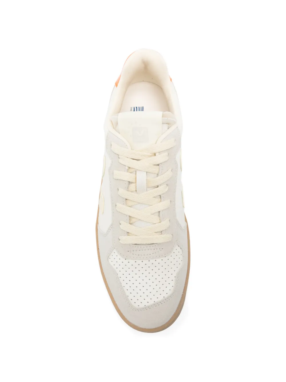VEJA V-82 suède sneakers met vlakken Beige