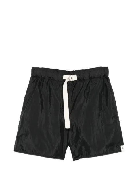 Jil Sander belted crinkled shorts