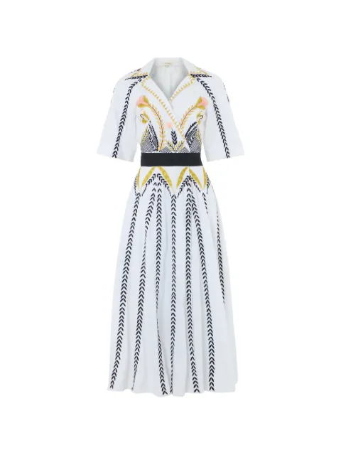 Temperley London Juniper floral-print wrap dress