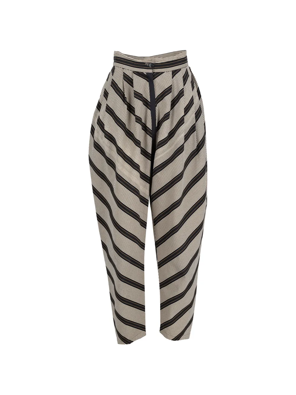 Versace Pre-Owned striped trousers - Bianco