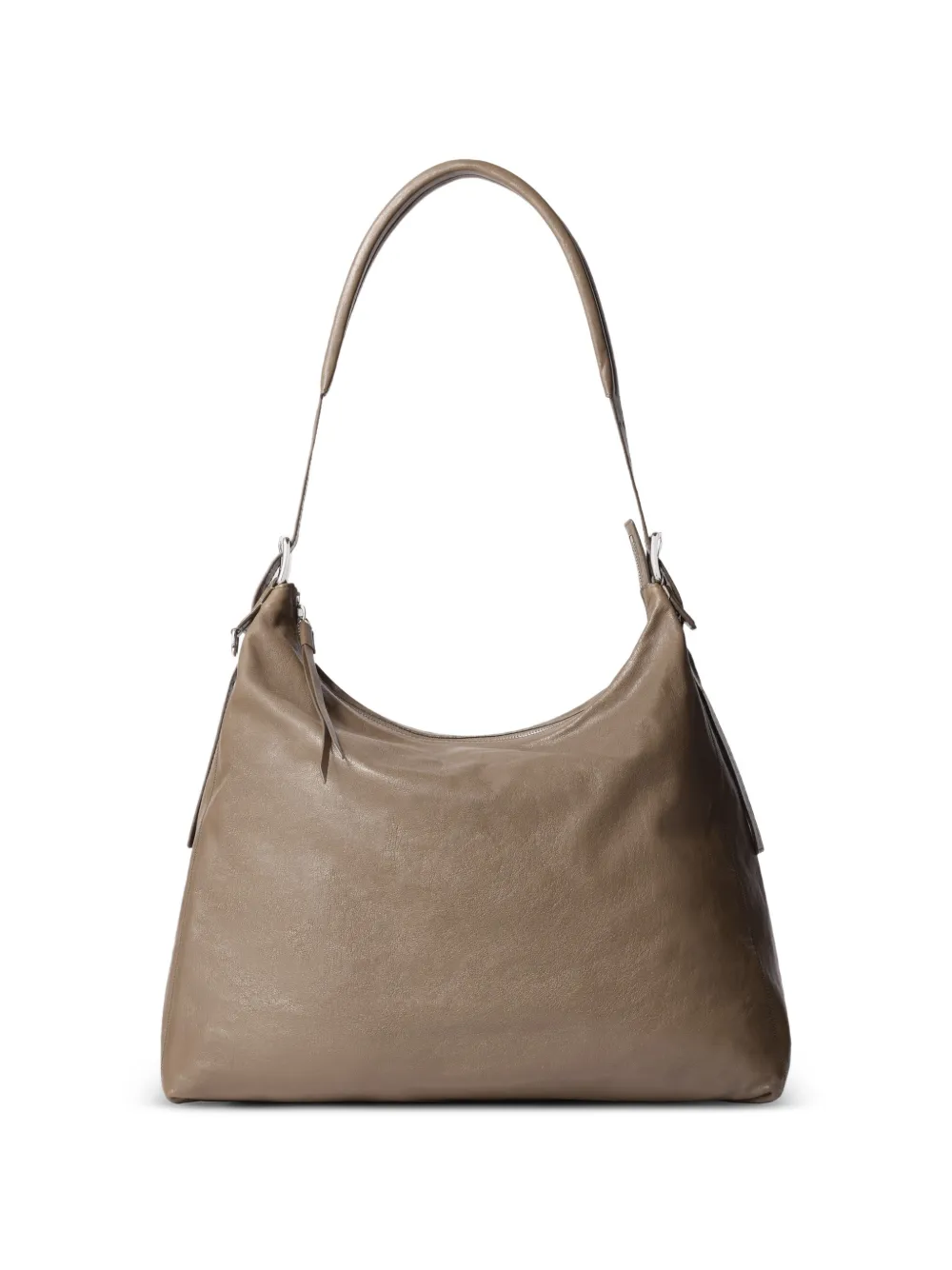 LEMAIRE belted leather bag - Marrone