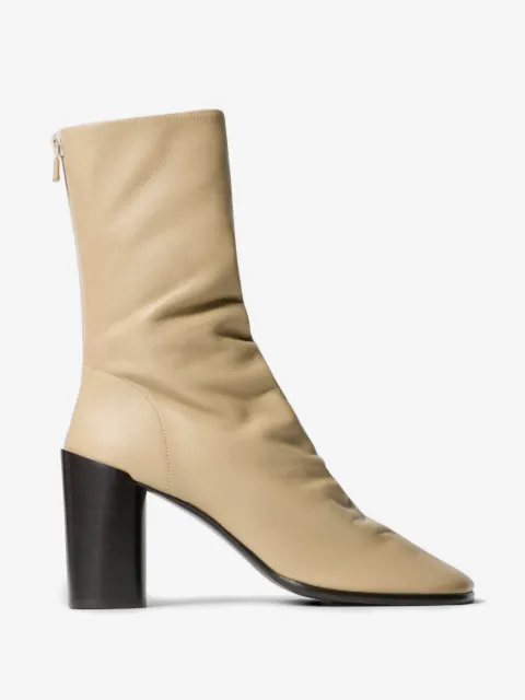 LEMAIRE Glove leather ankle boots