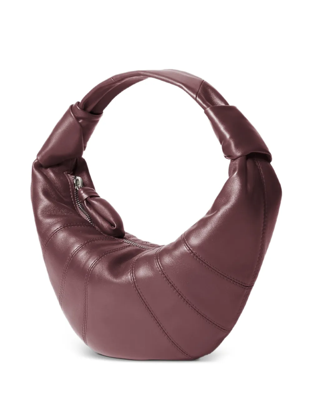 LEMAIRE Mini Fortune Croissant leren tas Bruin