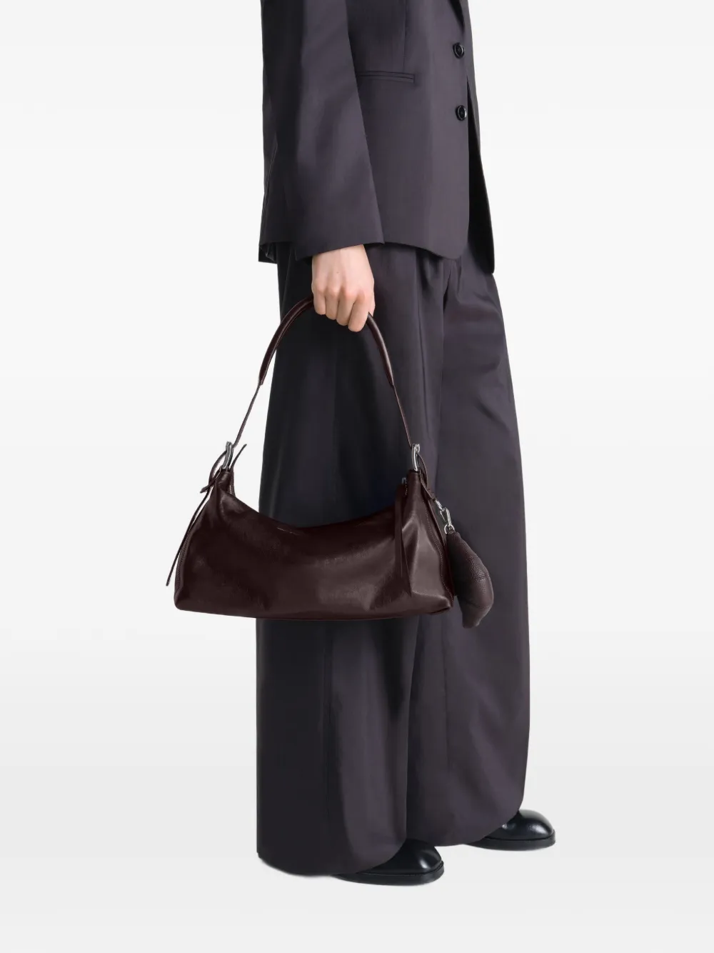 LEMAIRE Leren tas met ceintuur Bruin