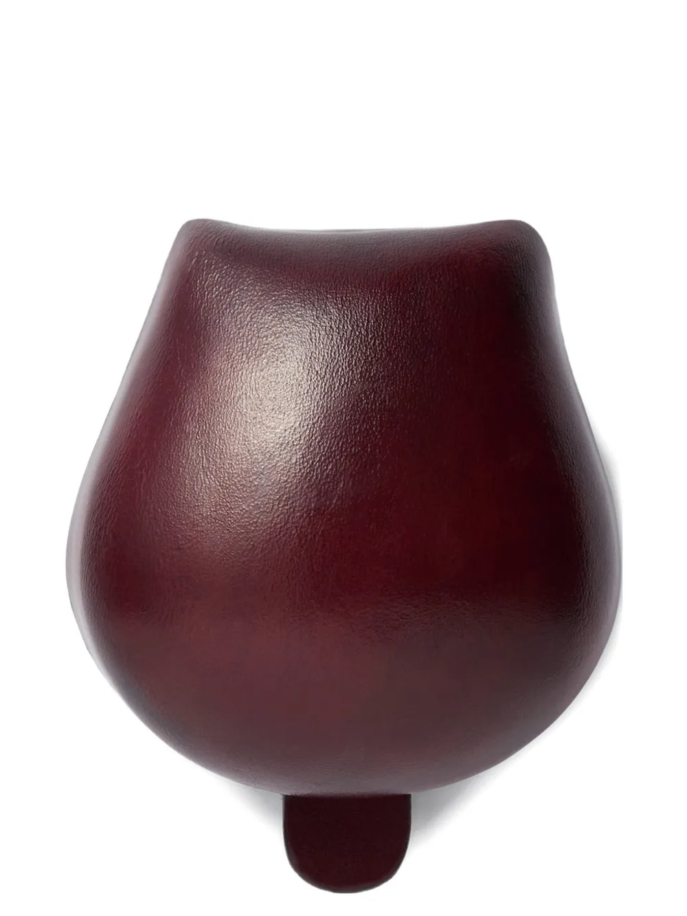 LEMAIRE x Carlos Peñafiel castanet leather purse - Rosso