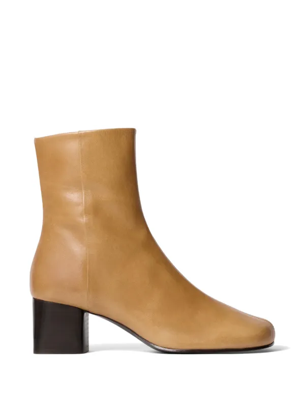 Lemaire Anatomic Boots with 55mm Heel in Neutrals