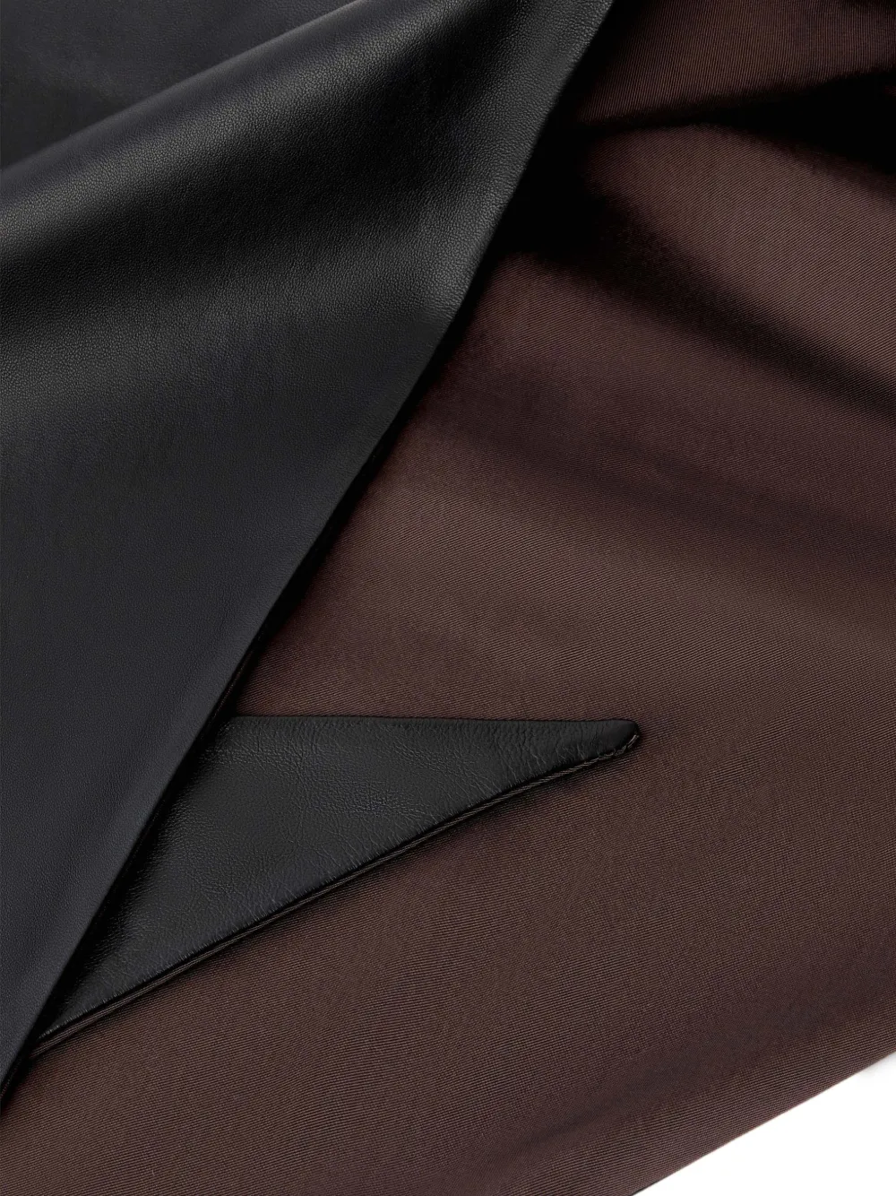  Lemaire Pañuelo Con Diseño Triangular - Negro 