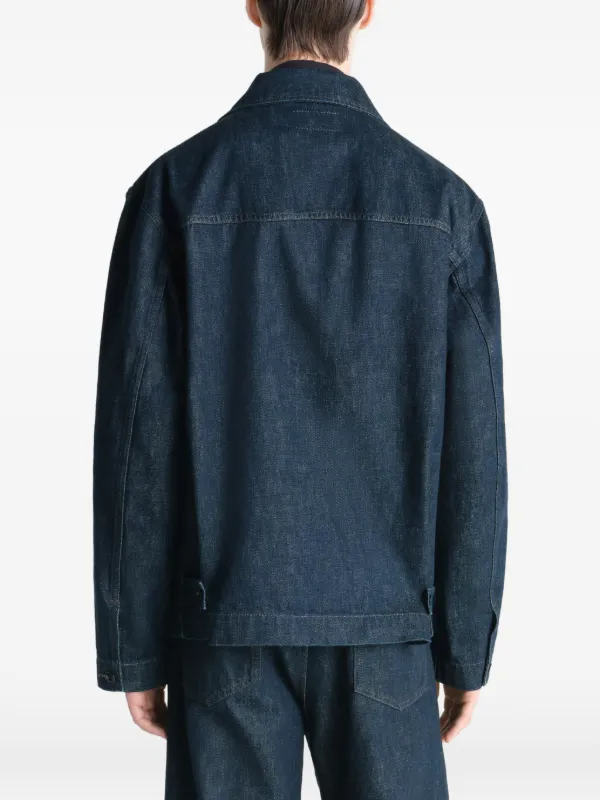 LEMAIRE ボクシー デニムジャケット | ブルー | FARFETCH JP