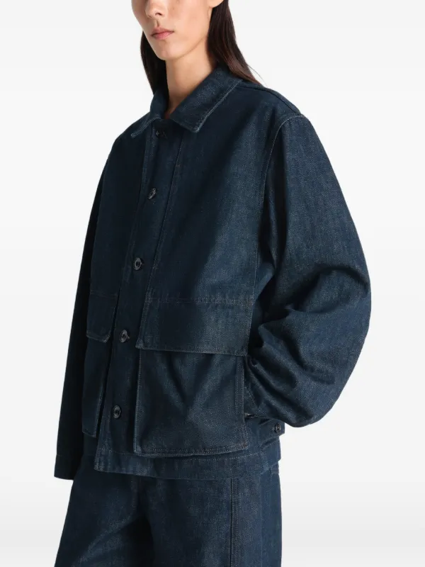 LEMAIRE ボクシー デニムジャケット | ブルー | FARFETCH JP