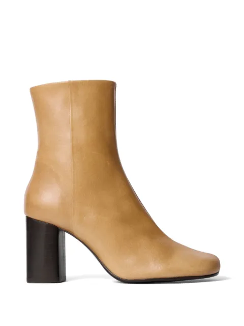 LEMAIRE anatomic stitching leather boots