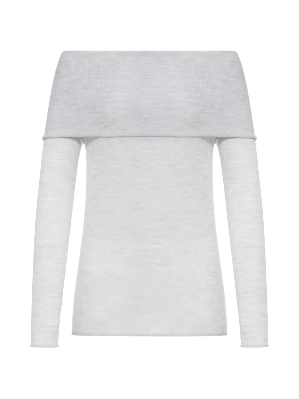 Roberto Collina off-shoulder sweater - Grau