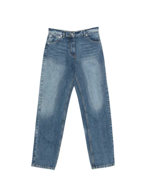 Magda Butrym jeans rectos con efecto desgastado