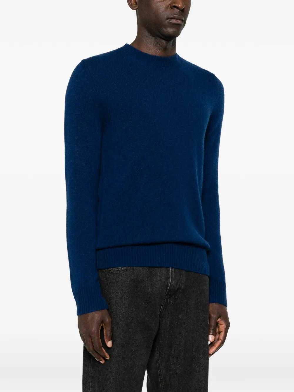 Barena Trui met ronde hals Blauw