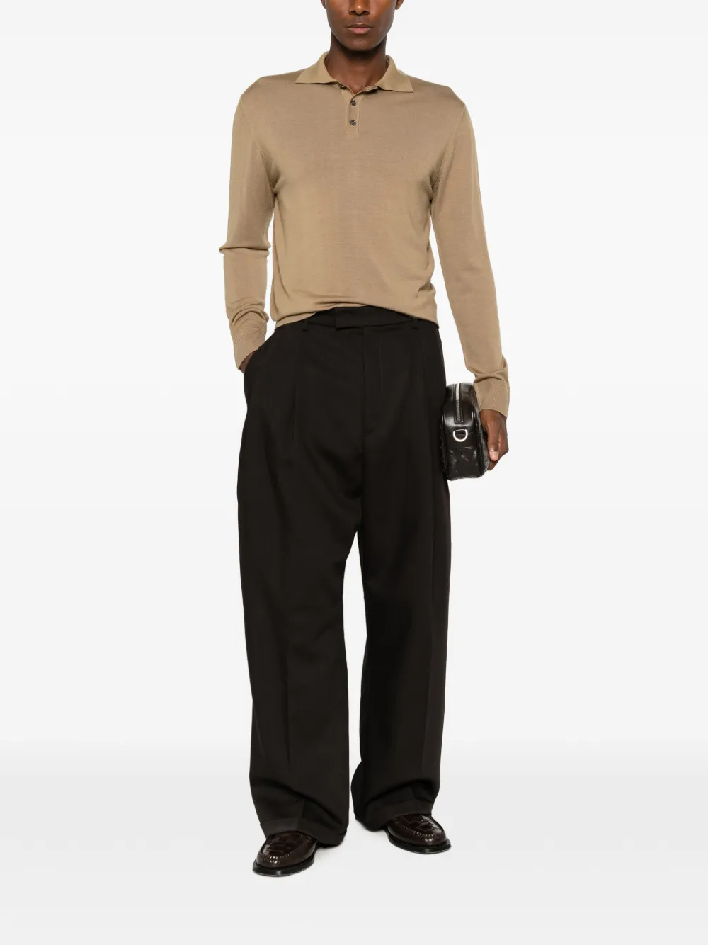 Barena Pevaron poloshirt met lange mouwen Beige