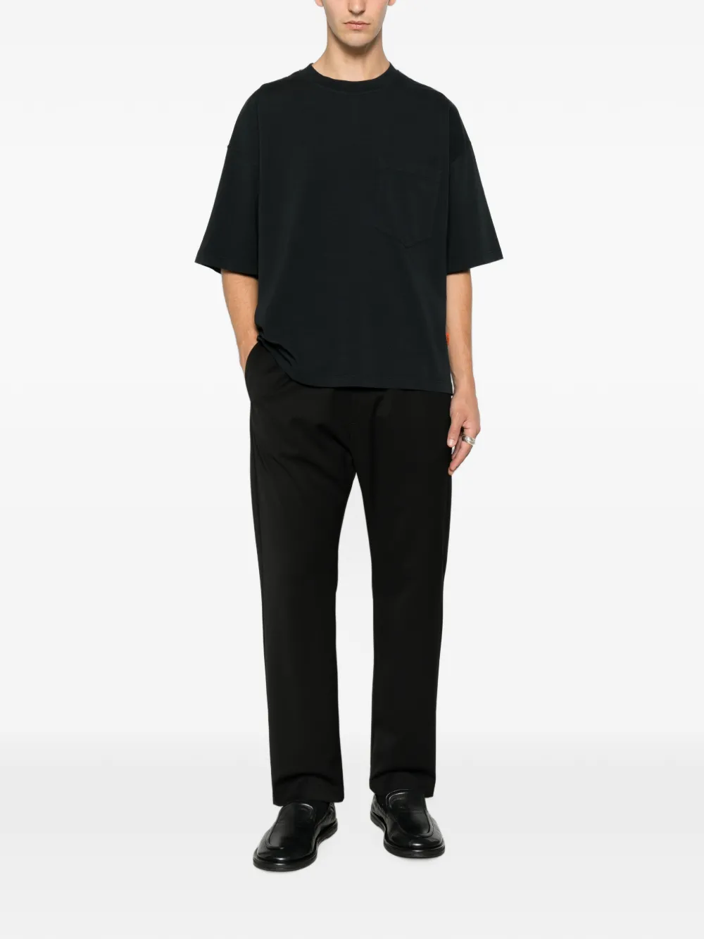 Barena T-shirt Quadra Gebo Nero Zwart