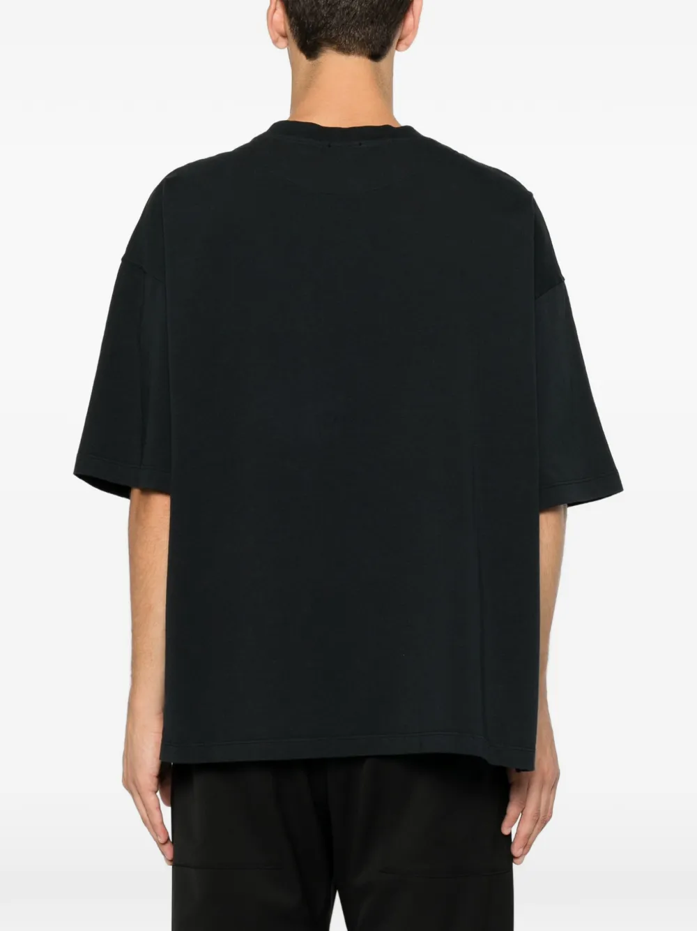 Barena T-shirt Quadra Gebo Nero Zwart