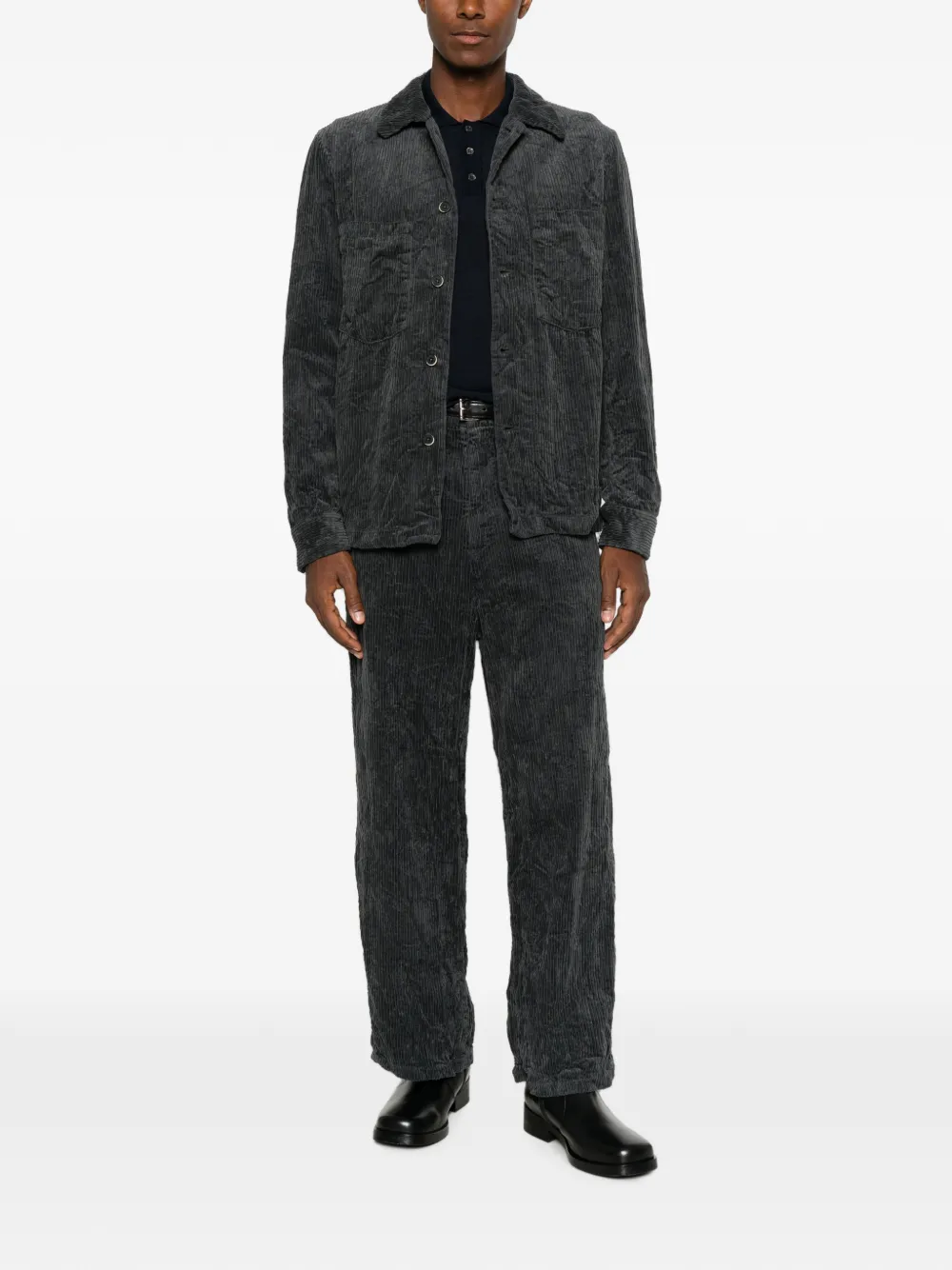 Barena Galon ribfluwelen broek Grijs