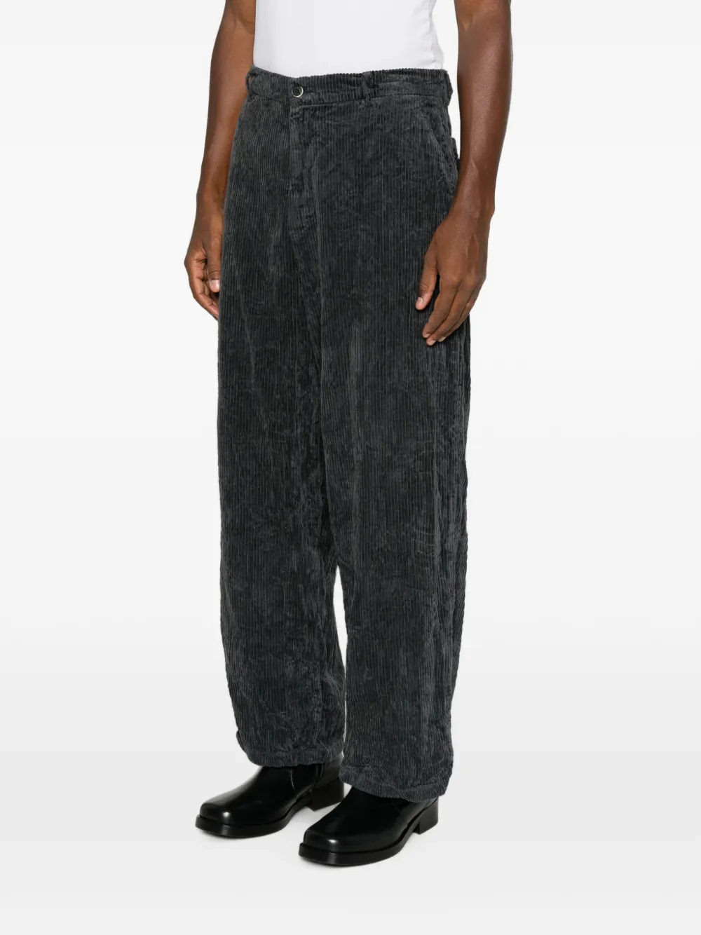 Barena Galon ribfluwelen broek Grijs