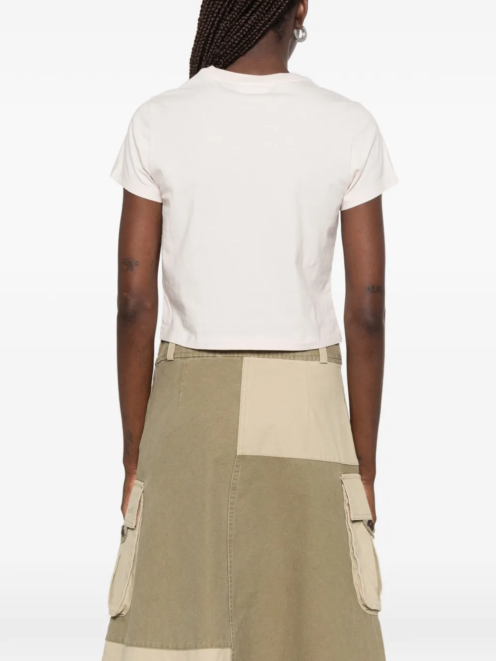 Maison Kitsuné Palais Royal T-shirt met logoprint Beige