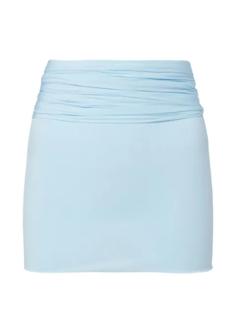 WARDROBE.NYC ruched mini skirt