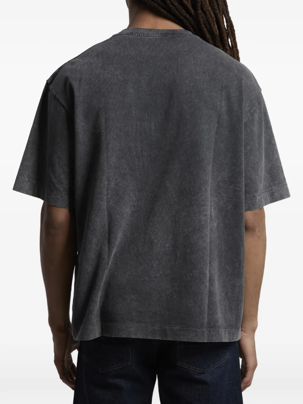 Off-White T-shirt met ronde hals Grijs