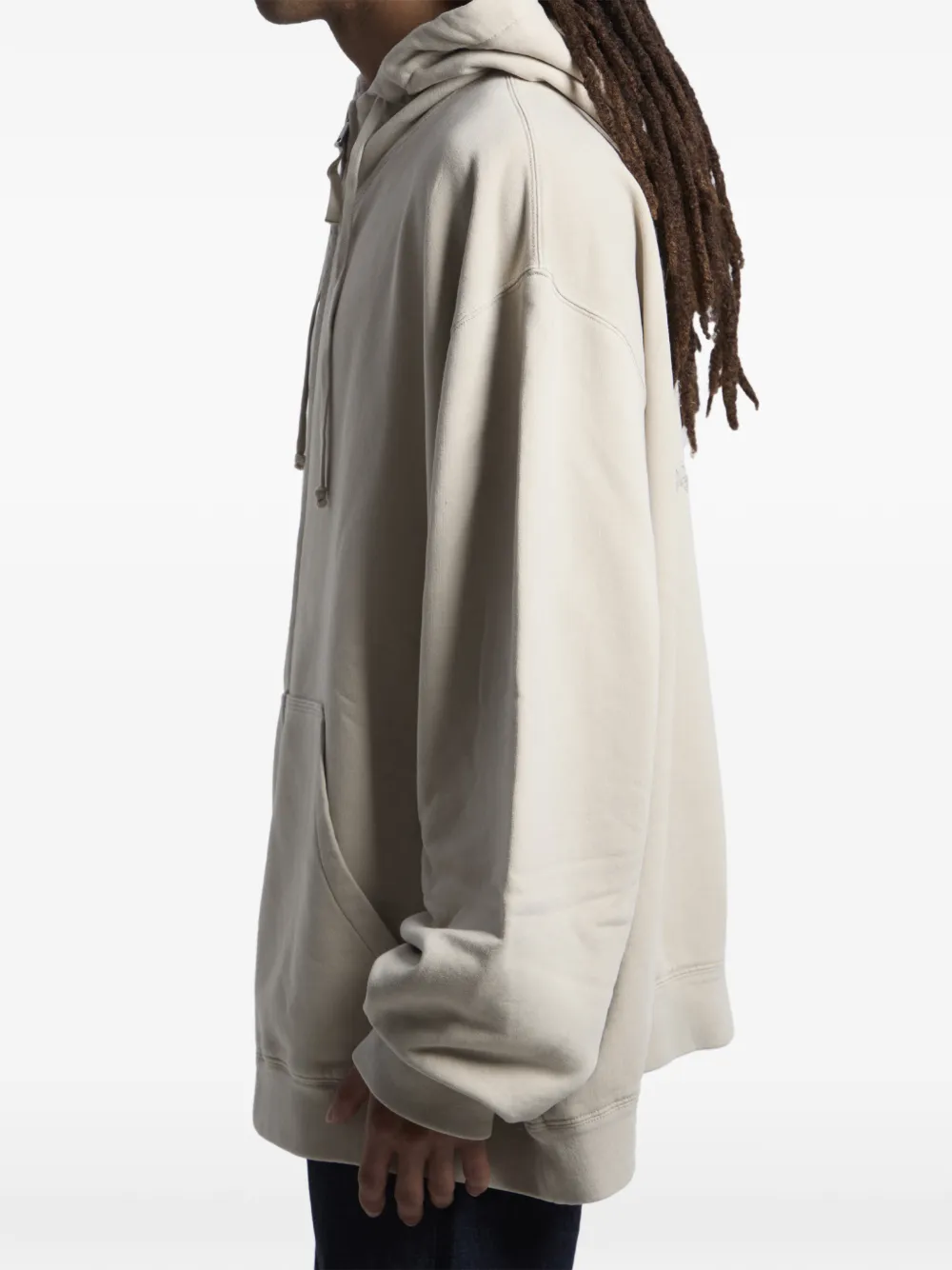 Maison Margiela Sweater met borduurwerk en rits Beige