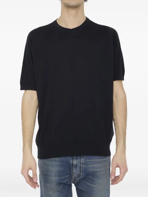 John Smedley T-shirt met ronde hals