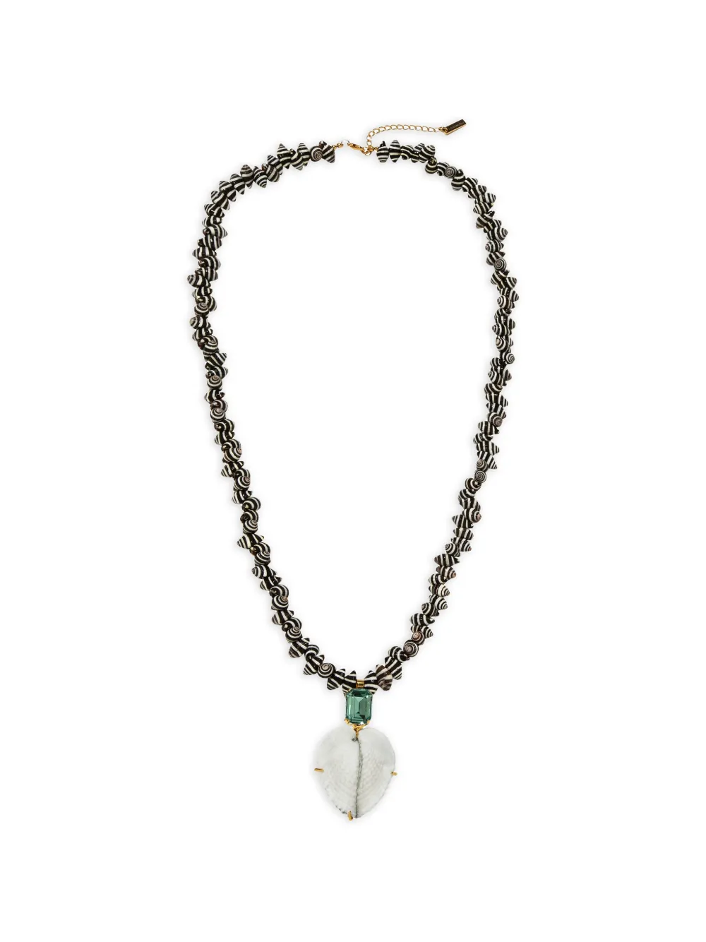 Jennifer Behr Enid shell pendant necklace - Oro