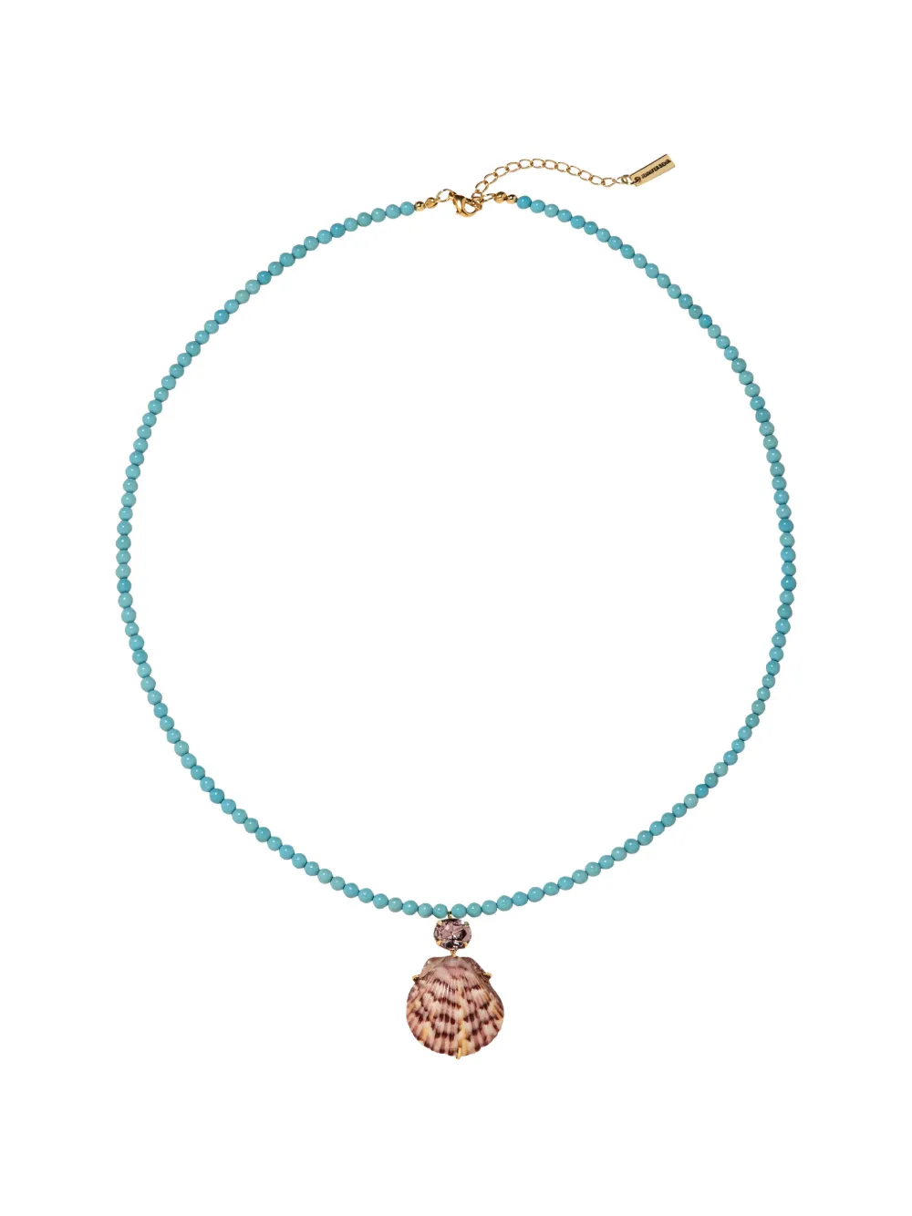 Jennifer Behr Deidre shell-pendant necklace - Oro
