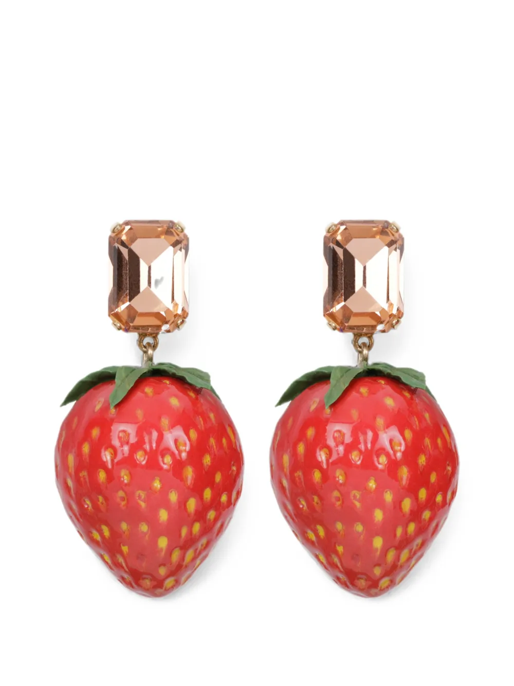 Jennifer Behr Fragola Ohrringe mit Erdbeeren - Rot