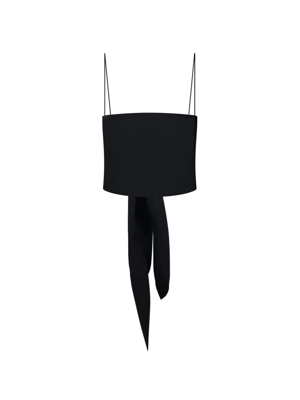 Forte Forte tie-detail sleeveless top - Nero