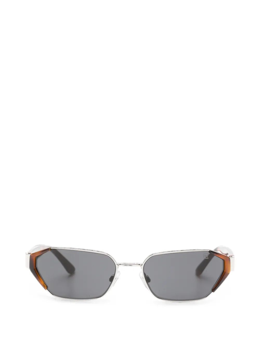 POLO RALPH LAUREN EYEWEAR geometric-frame tortoiseshell-effect sunglasses - Silber