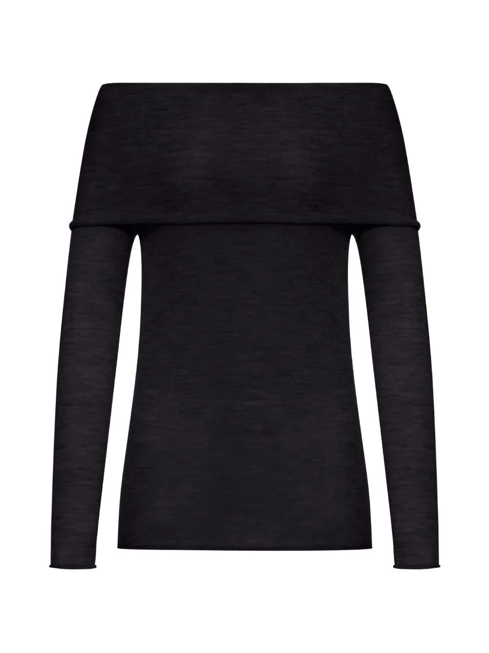 Roberto Collina off-shoulder top - Schwarz