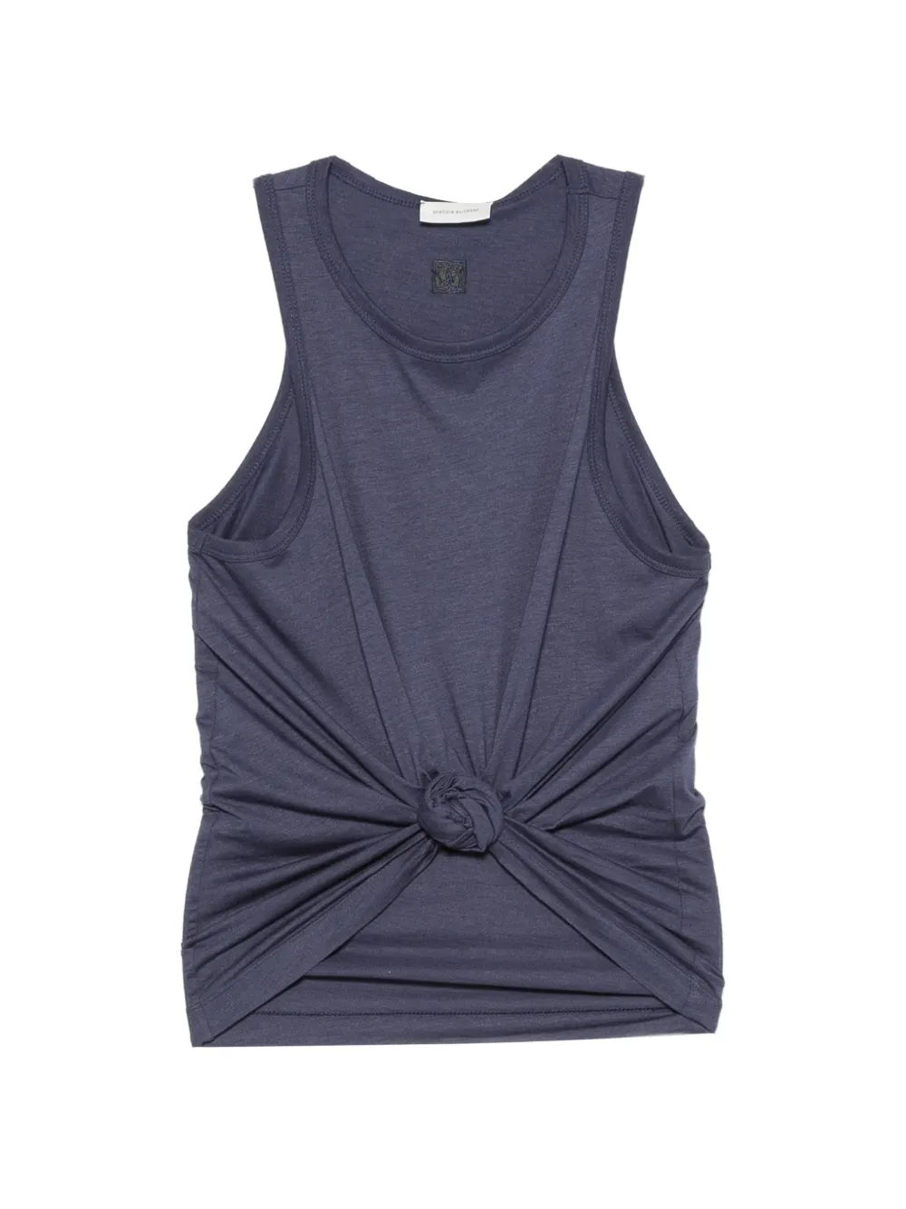 Magda Butrym knot-detail tank top - Blu