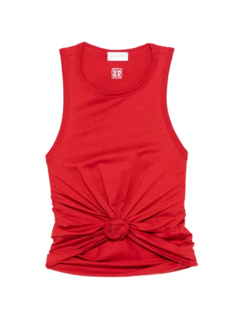 Magda Butrym rosette-detail cropped top