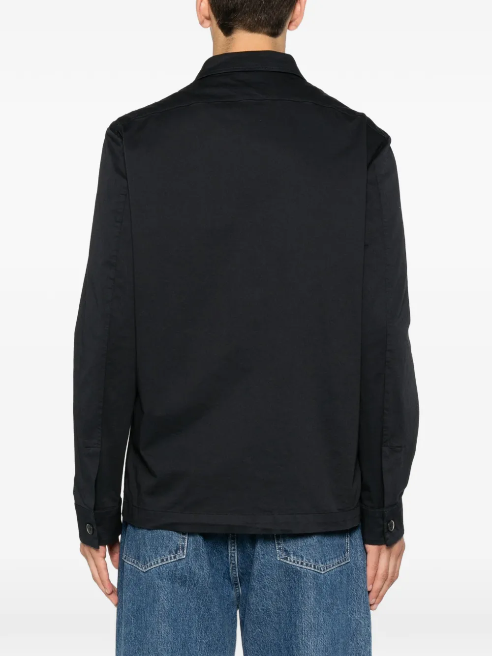 Barena Fio shirtjack met knopen Blauw