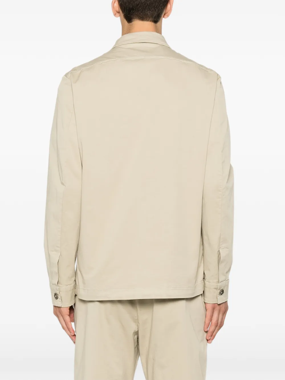Barena Fio shirtjack met opgestikte zakken Beige