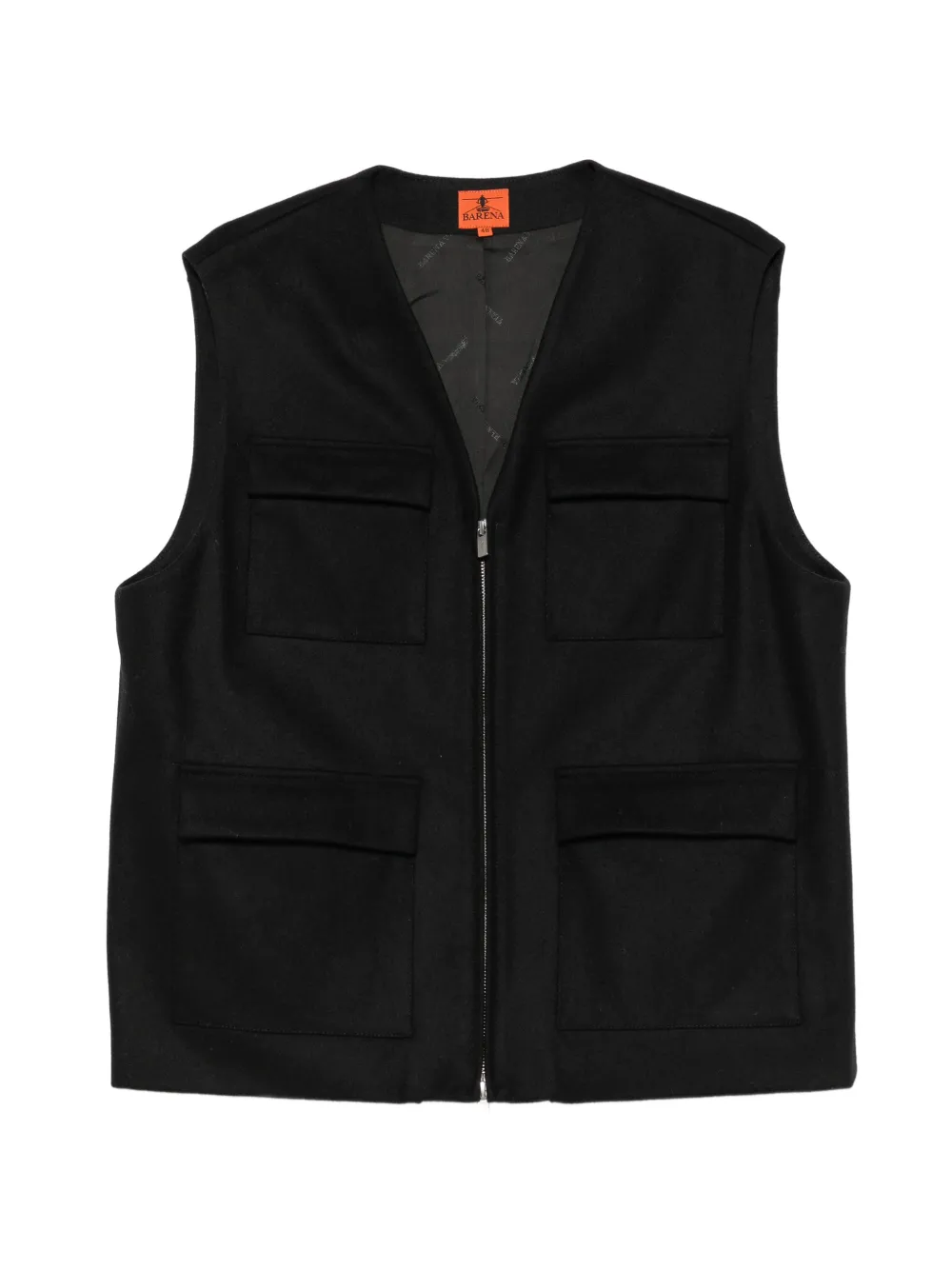Barena Vico multi-pocket gilet - Nero